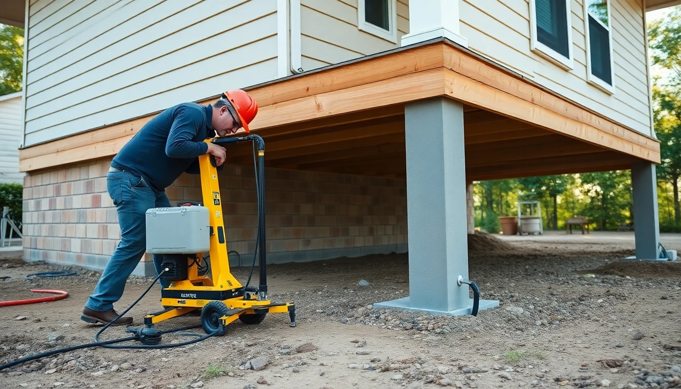 Foundation Pier Installation